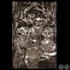 GIRLS OF THE CHACARITA, 1959 - Obra de EDITH JIMÉNEZ